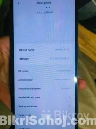 Redme 14c 8/256
